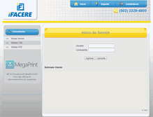 Tablet Screenshot of ifacere.com